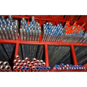 3.25mtr length Galvanised medium steel tube screwed & socketed BS1387/EN10255 
